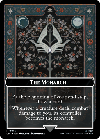 The Monarch // Treasure Double-Sided Token [The Lord of the Rings: Tales of Middle-Earth Commander Tokens] - The Mythic Store | 24h Order Processing