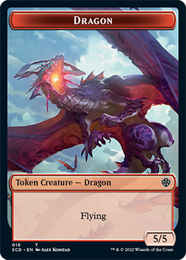 Dragon // Dragon Double-Sided Token [Starter Commander Decks] - The Mythic Store | 24h Order Processing
