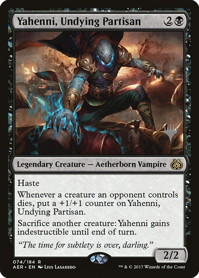 Yahenni, Undying Partisan (Promo Pack) [Aether Revolt Promos] - The Mythic Store | 24h Order Processing