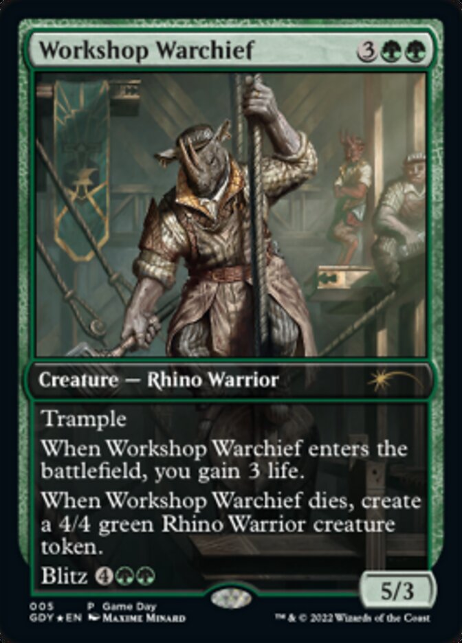 Workshop Warchief [Game Day 2022] - The Mythic Store | 24h Order Processing