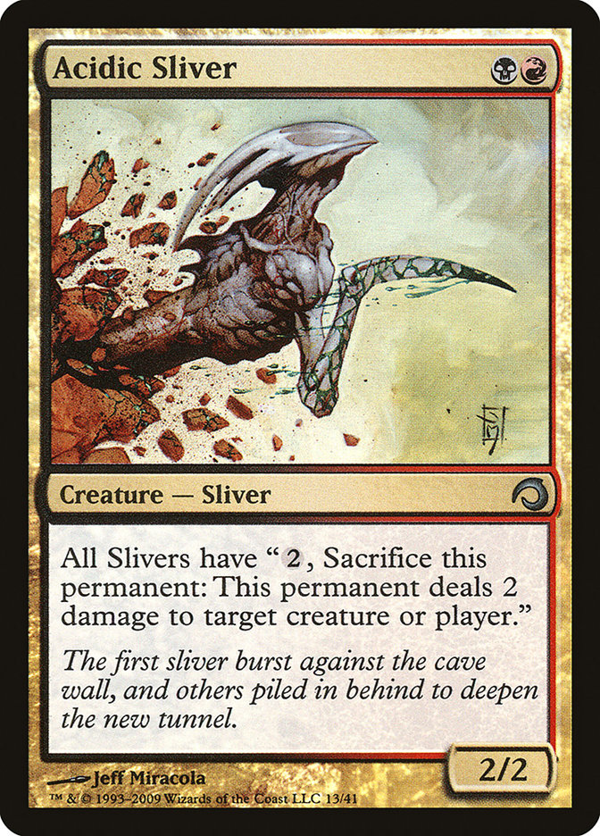 Acidic Sliver [Premium Deck Series: Slivers] - The Mythic Store | 24h Order Processing