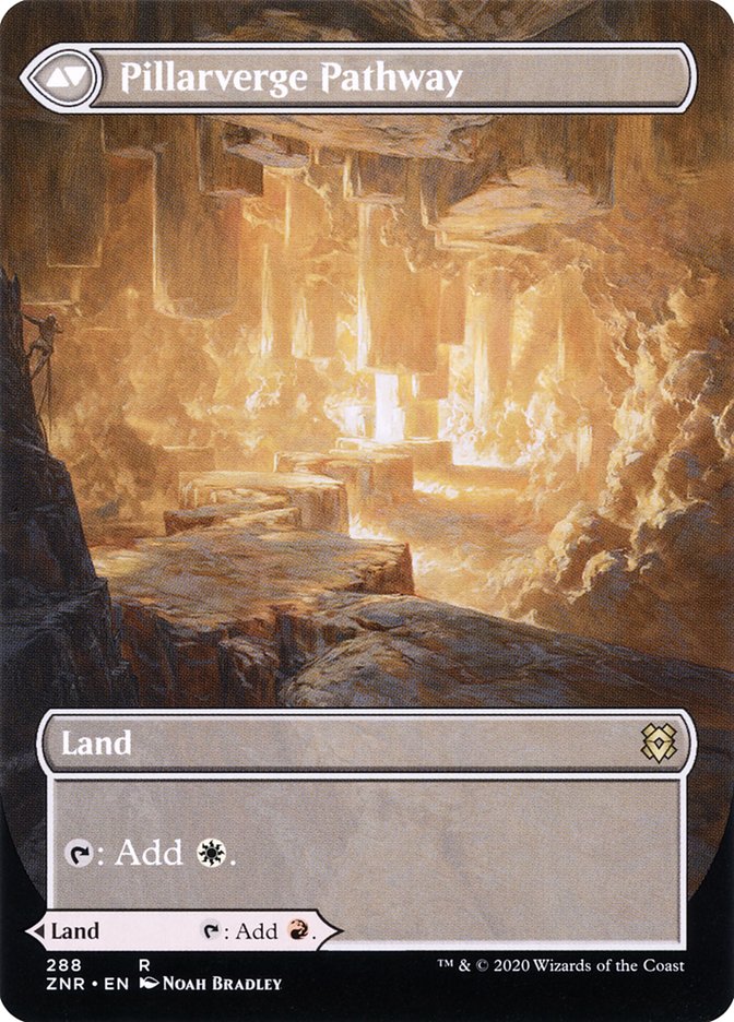 Needleverge Pathway // Pillarverge Pathway (Borderless Alternate Art) [Zendikar Rising] - The Mythic Store | 24h Order Processing