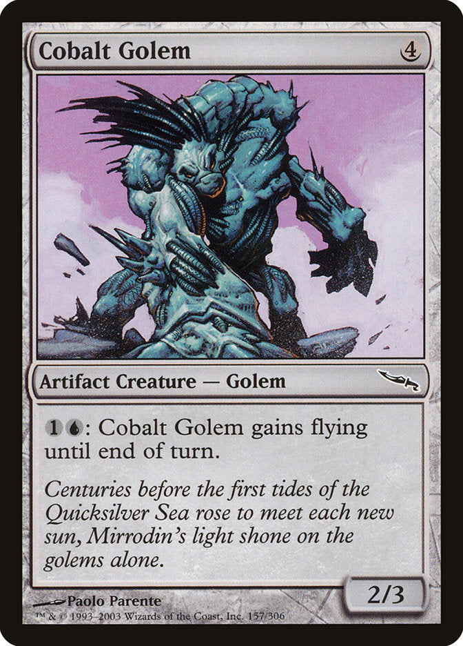 Cobalt Golem [Mirrodin] - The Mythic Store | 24h Order Processing