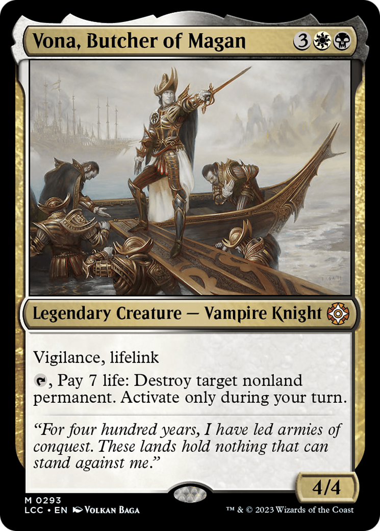 Vona, Butcher of Magan [The Lost Caverns of Ixalan Commander] - The Mythic Store | 24h Order Processing