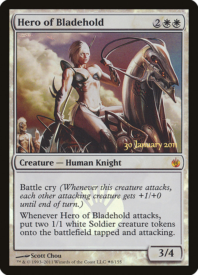 Hero of Bladehold [Mirrodin Besieged Prerelease Promos] - The Mythic Store | 24h Order Processing