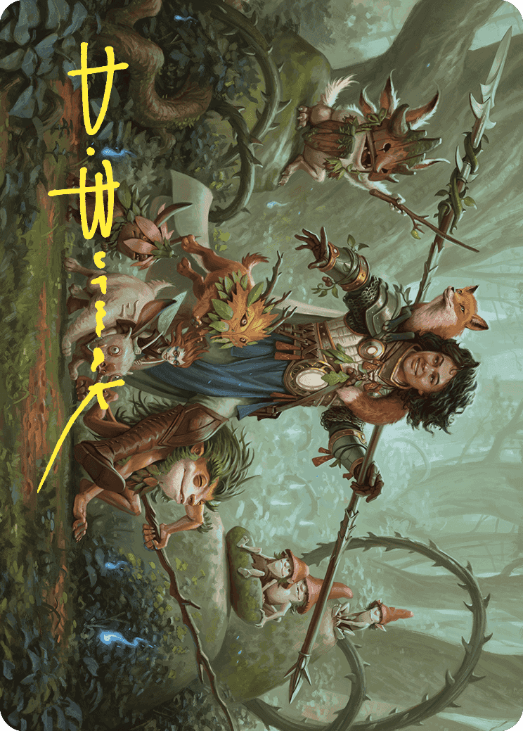 Ellivere of the Wild Court Art Card (Gold-Stamped Signature) [Wilds of Eldraine Art Series] - The Mythic Store | 24h Order Processing