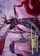 Drana, the Last Bloodchief Art Card (Gold-Stamped Signature) [Zendikar Rising Art Series] - The Mythic Store | 24h Order Processing