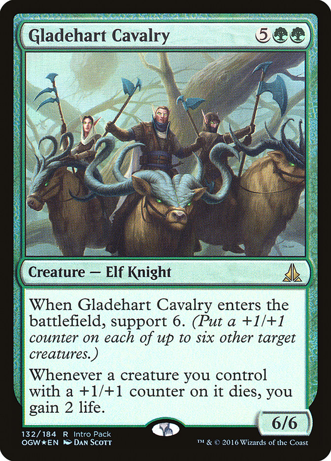 Gladehart Cavalry (Intro Pack) [Oath of the Gatewatch Promos] - The Mythic Store | 24h Order Processing