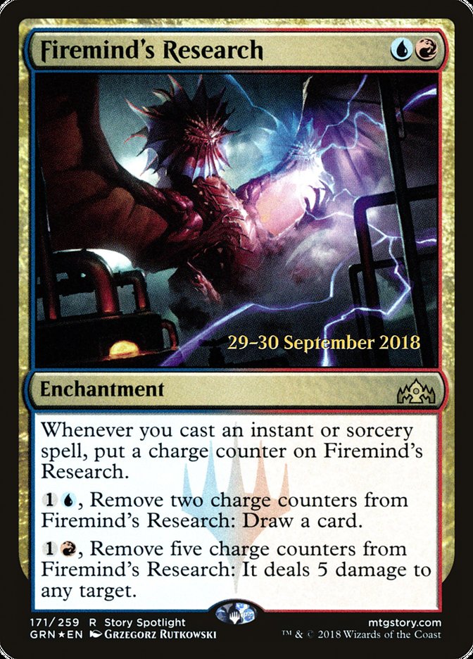 Firemind's Research [Guilds of Ravnica Prerelease Promos] - The Mythic Store | 24h Order Processing