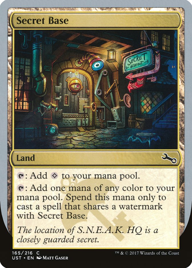 Secret Base (Matt Gaser) [Unstable] - The Mythic Store | 24h Order Processing