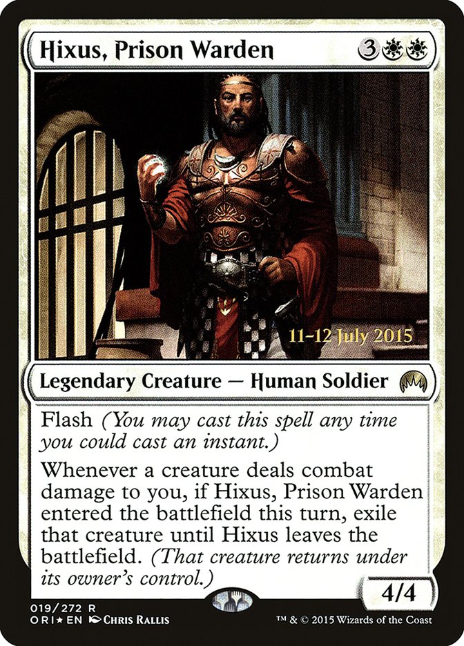 Hixus, Prison Warden [Magic Origins Prerelease Promos] - The Mythic Store | 24h Order Processing