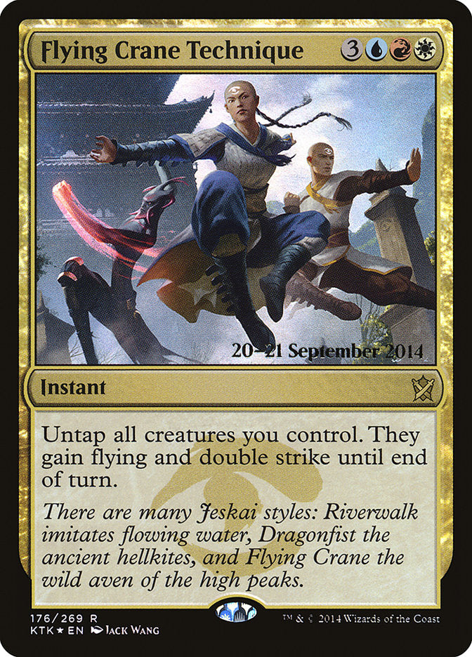 Flying Crane Technique [Khans of Tarkir Prerelease Promos] - The Mythic Store | 24h Order Processing