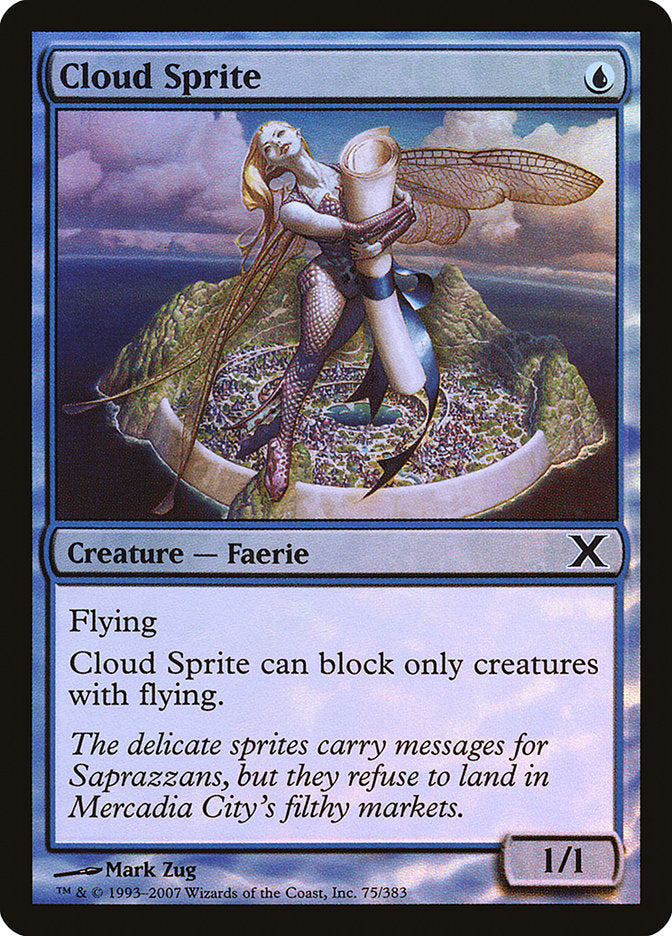 Cloud Sprite (Premium Foil) [Tenth Edition] - The Mythic Store | 24h Order Processing