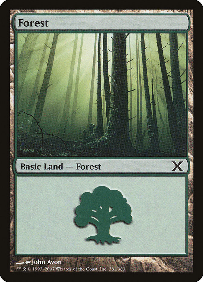 Forest (381) [Tenth Edition] - The Mythic Store | 24h Order Processing