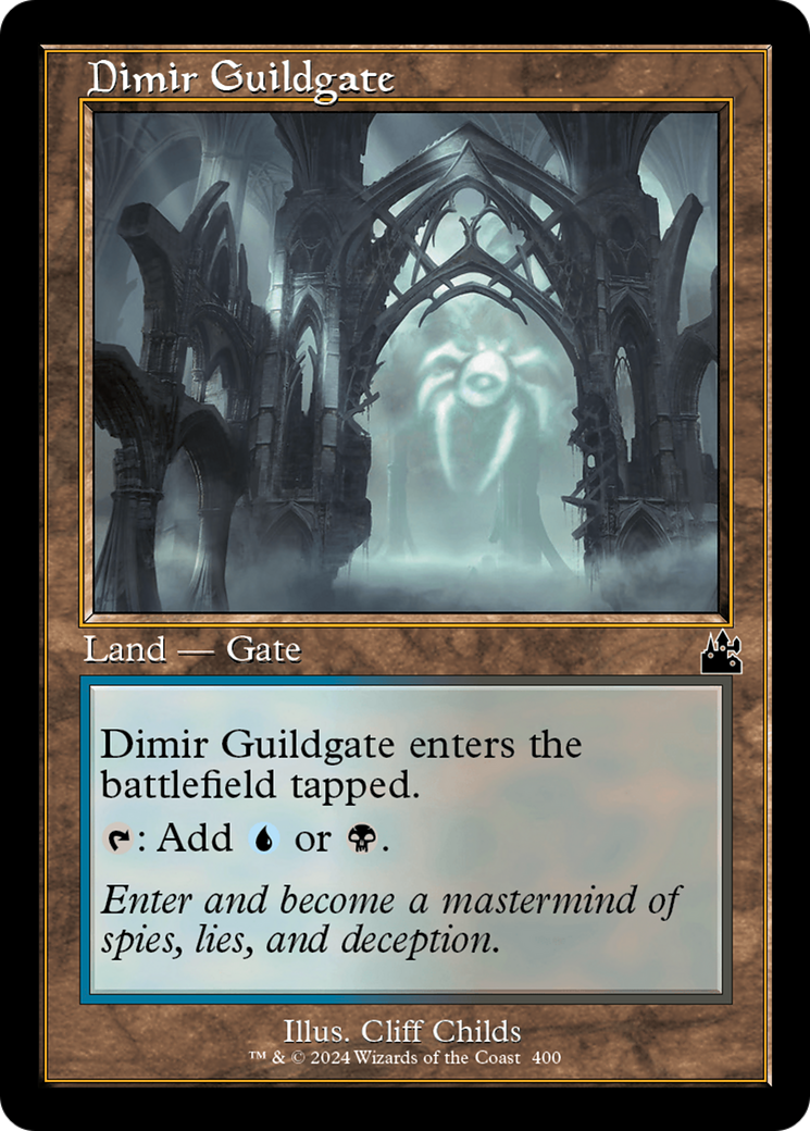 Dimir Guildgate (Retro Frame) [Ravnica Remastered] - The Mythic Store | 24h Order Processing