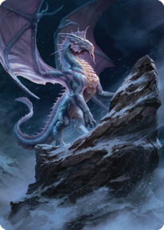 Ancient Silver Dragon Art Card (06) [Commander Legends: Battle for Baldur's Gate Art Series] - The Mythic Store | 24h Order Processing