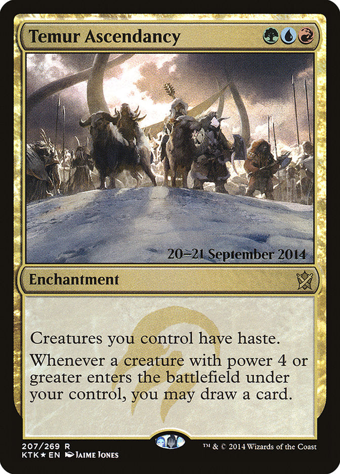 Temur Ascendancy [Khans of Tarkir Prerelease Promos] - The Mythic Store | 24h Order Processing