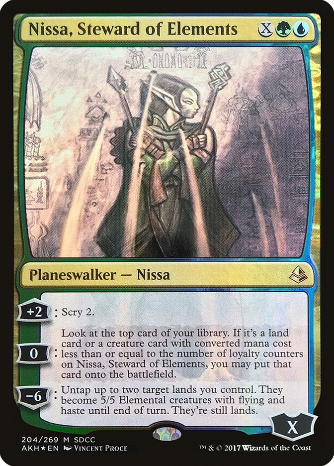 Nissa, Steward of Elements [San Diego Comic-Con 2017] - The Mythic Store | 24h Order Processing