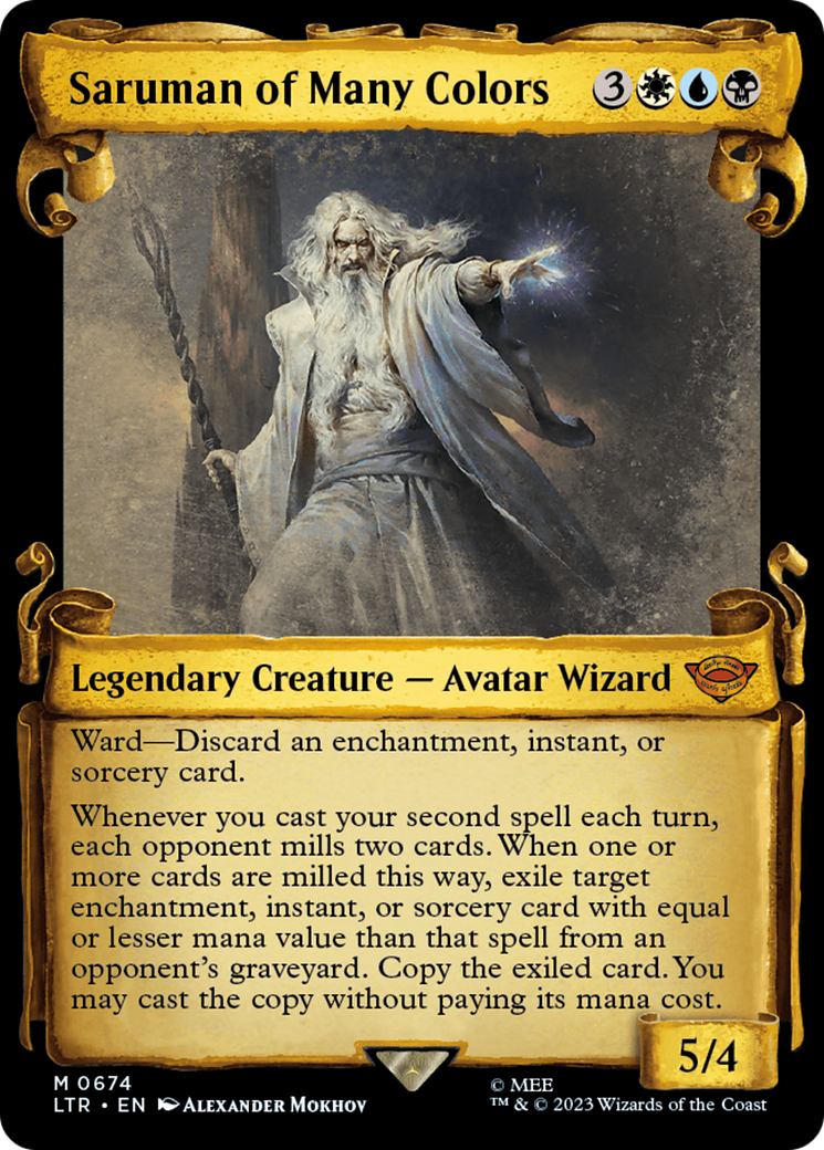 Saruman of Many Colors [The Lord of the Rings: Tales of Middle-Earth Showcase Scrolls] - The Mythic Store | 24h Order Processing