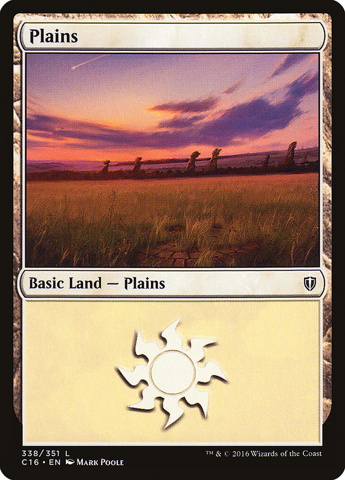 Plains (338) [Commander 2016] - The Mythic Store | 24h Order Processing