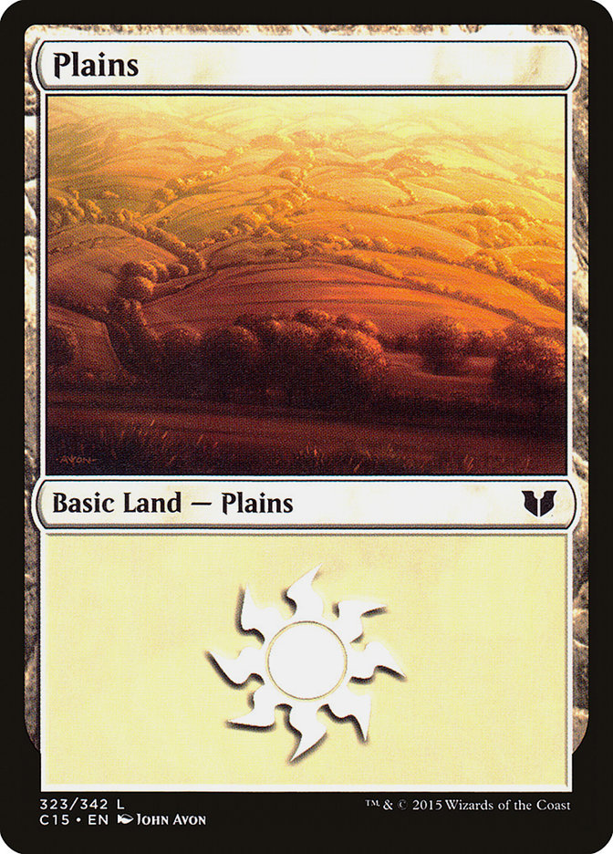 Plains (323) [Commander 2015] - The Mythic Store | 24h Order Processing