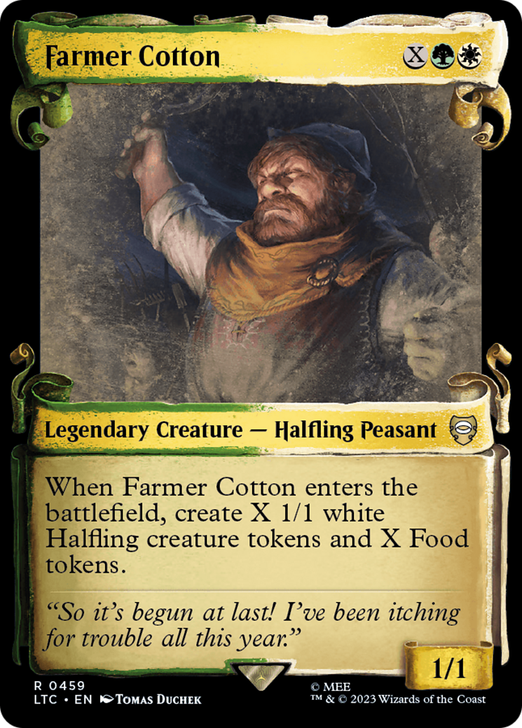 Farmer Cotton [The Lord of the Rings: Tales of Middle-Earth Commander Showcase Scrolls] - The Mythic Store | 24h Order Processing