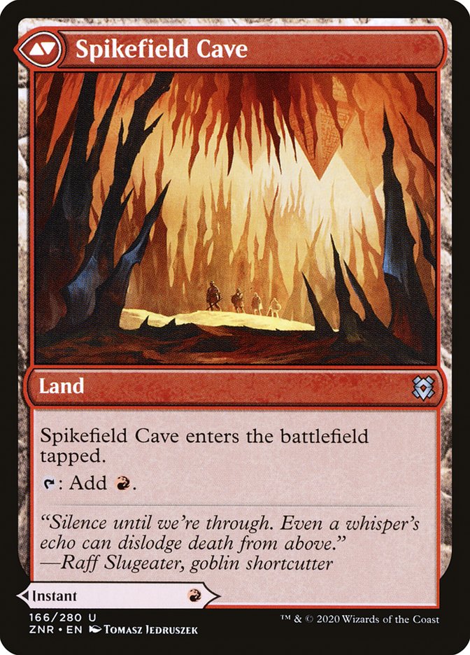 Spikefield Hazard // Spikefield Cave [Zendikar Rising] - The Mythic Store | 24h Order Processing