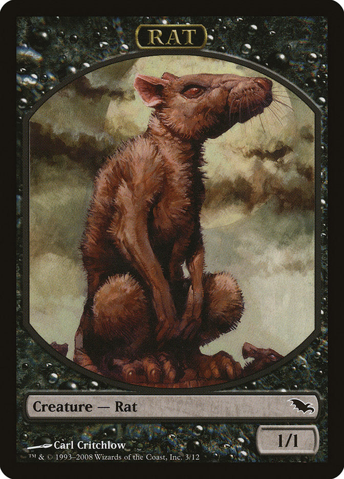 Rat Token [Shadowmoor Tokens] - The Mythic Store | 24h Order Processing