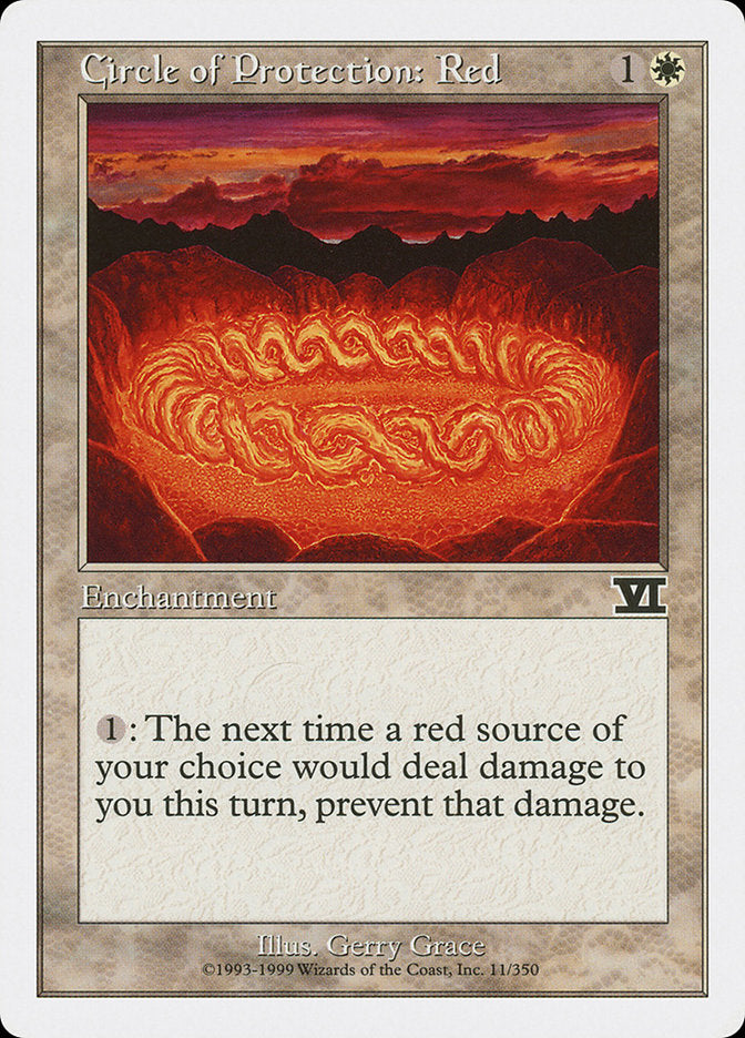 Circle of Protection: Red [Classic Sixth Edition] - The Mythic Store | 24h Order Processing