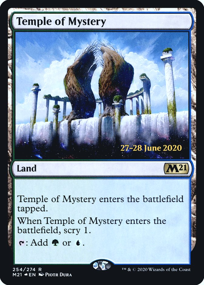 Temple of Mystery [Core Set 2021 Prerelease Promos] - The Mythic Store | 24h Order Processing