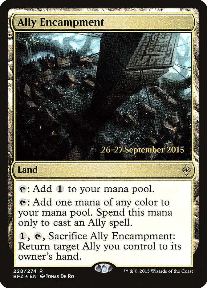 Ally Encampment [Battle for Zendikar Prerelease Promos] - The Mythic Store | 24h Order Processing