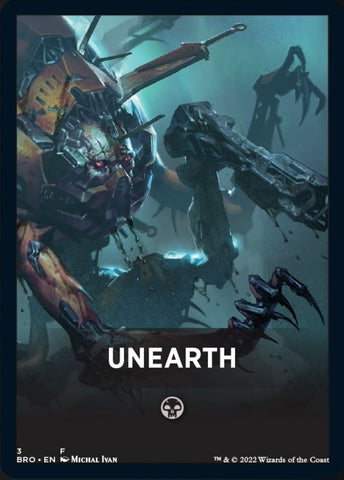 Unearth Theme Card [The Brothers' War Tokens] - The Mythic Store | 24h Order Processing