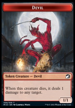 Devil Token [Innistrad: Midnight Hunt Tokens] - The Mythic Store | 24h Order Processing
