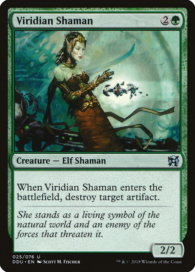 Viridian Shaman [Duel Decks: Elves vs. Inventors] - The Mythic Store | 24h Order Processing