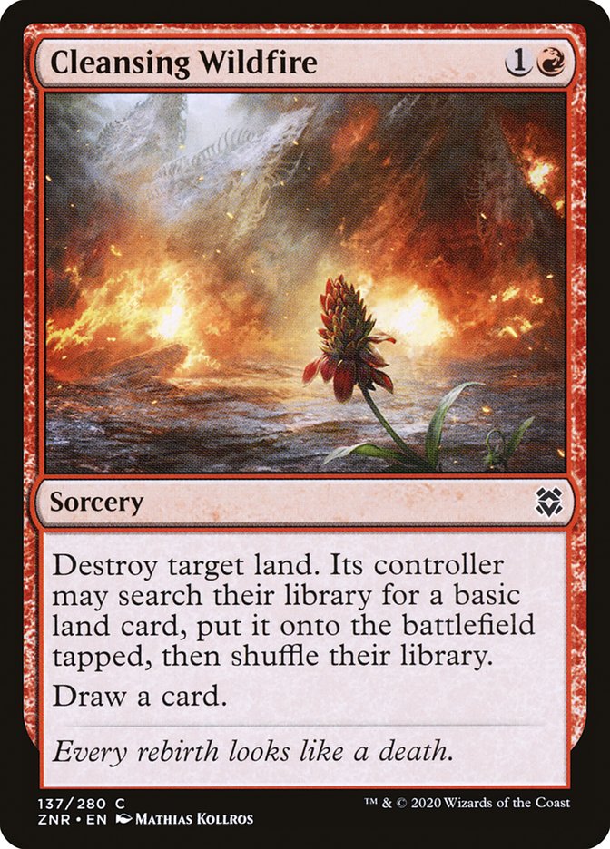 Cleansing Wildfire [Zendikar Rising] - The Mythic Store | 24h Order Processing