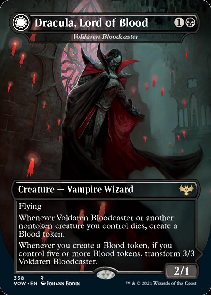 Voldaren Bloodcaster // Bloodbat Summoner - Dracula, Lord of Blood // Dracula, Lord of Bats [Innistrad: Crimson Vow] - The Mythic Store | 24h Order Processing