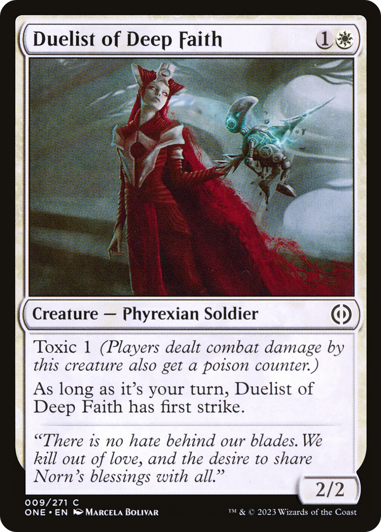 Duelist of Deep Faith [Phyrexia: All Will Be One] - The Mythic Store | 24h Order Processing