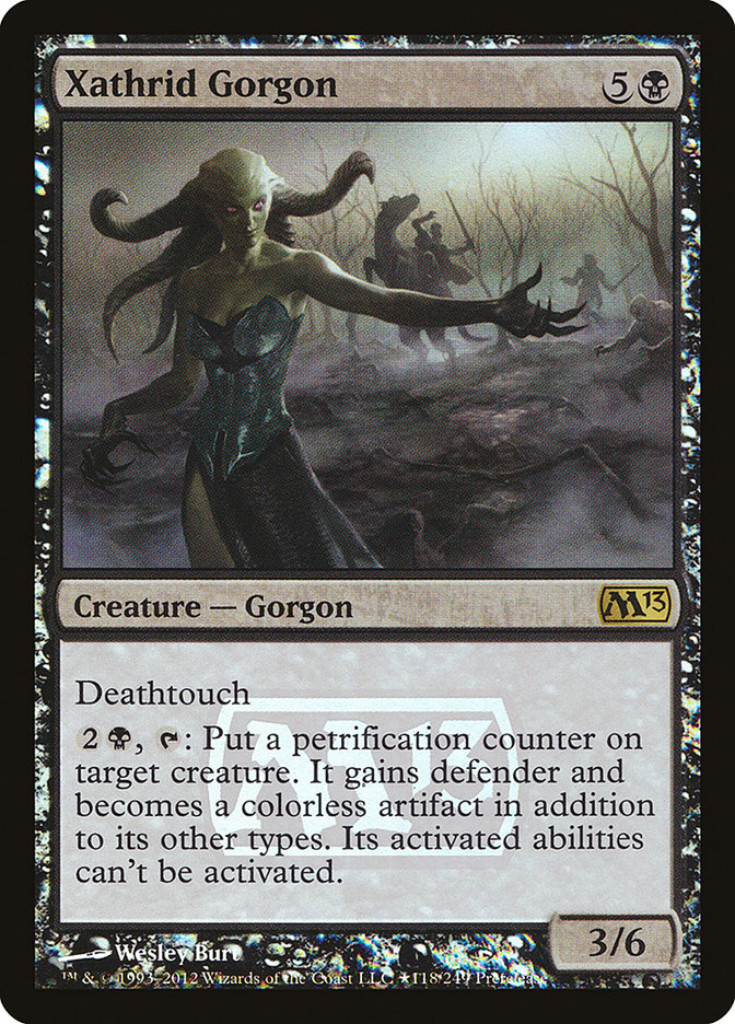 Xathrid Gorgon [Magic 2013 Prerelease Promos] - The Mythic Store | 24h Order Processing