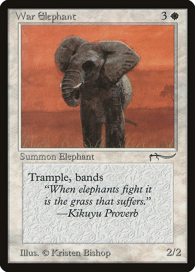 War Elephant (Light Mana Cost) [Arabian Nights] - The Mythic Store | 24h Order Processing