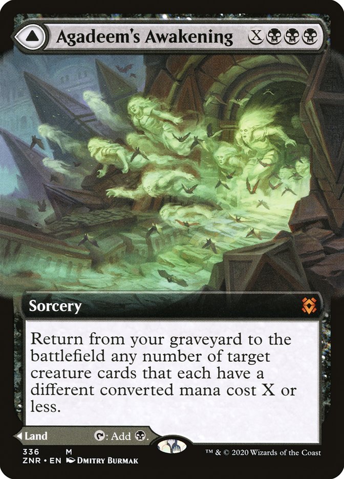 Agadeem's Awakening // Agadeem, the Undercrypt (Extended Art) [Zendikar Rising] - The Mythic Store | 24h Order Processing