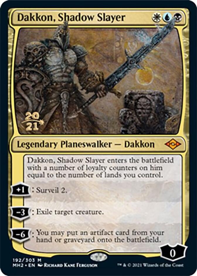 Dakkon, Shadow Slayer [Modern Horizons 2 Prerelease Promos] - The Mythic Store | 24h Order Processing