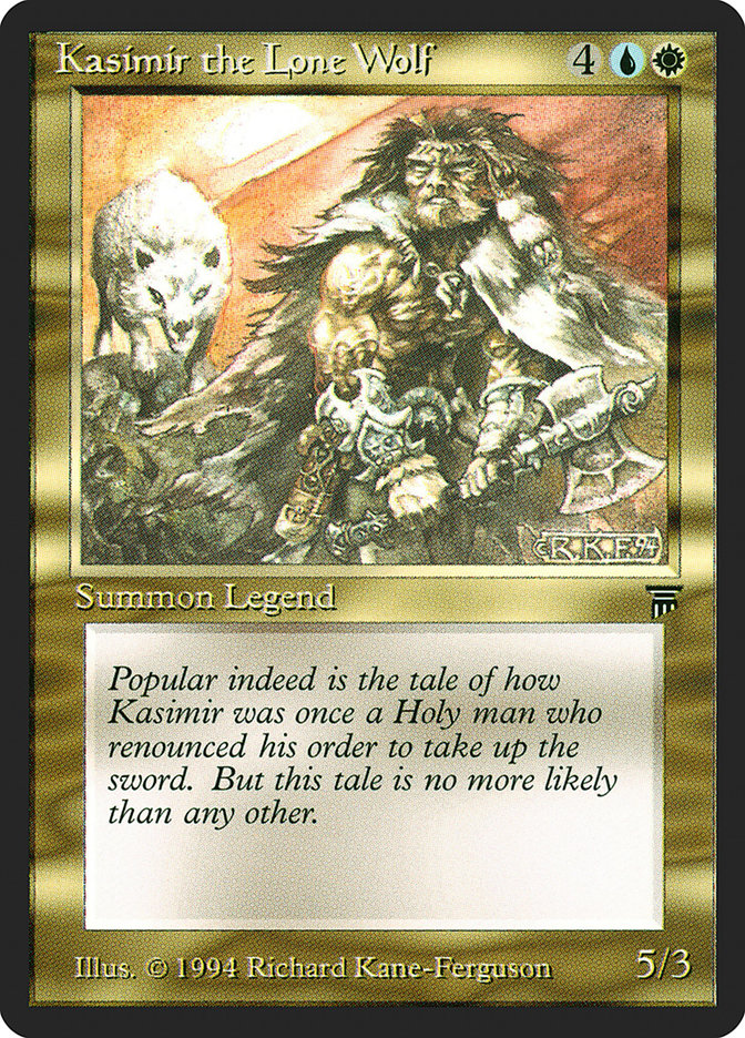 Kasimir the Lone Wolf [Legends] - The Mythic Store | 24h Order Processing