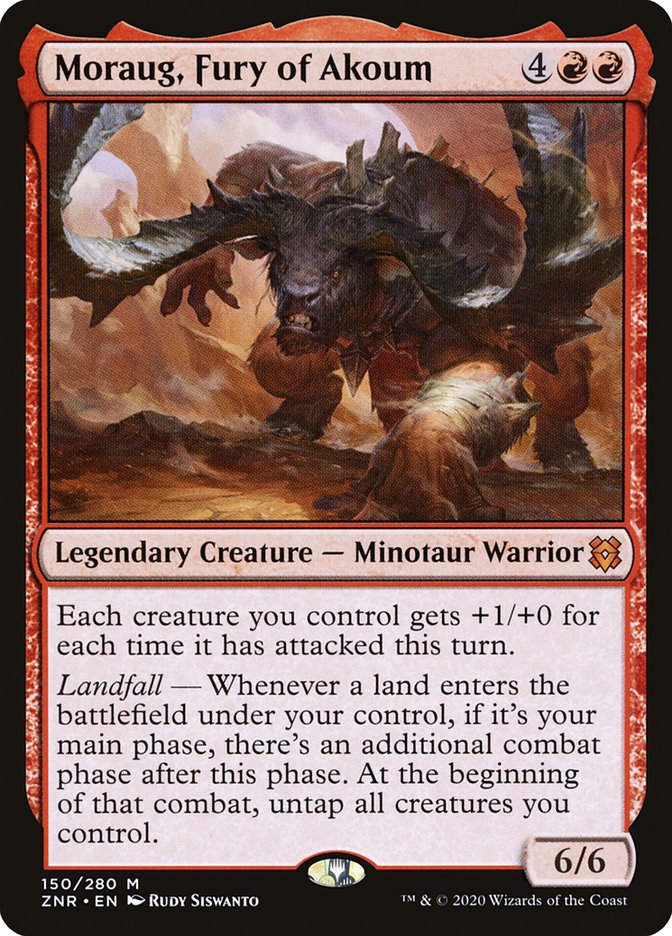 Moraug, Fury of Akoum [Zendikar Rising] - The Mythic Store | 24h Order Processing