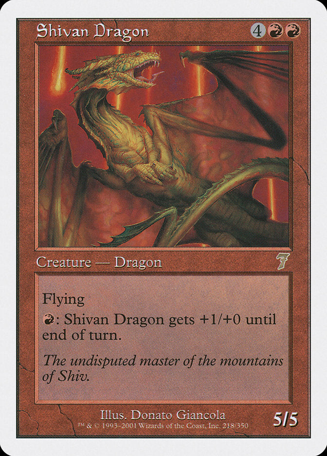 Shivan Dragon [Seventh Edition] - The Mythic Store | 24h Order Processing