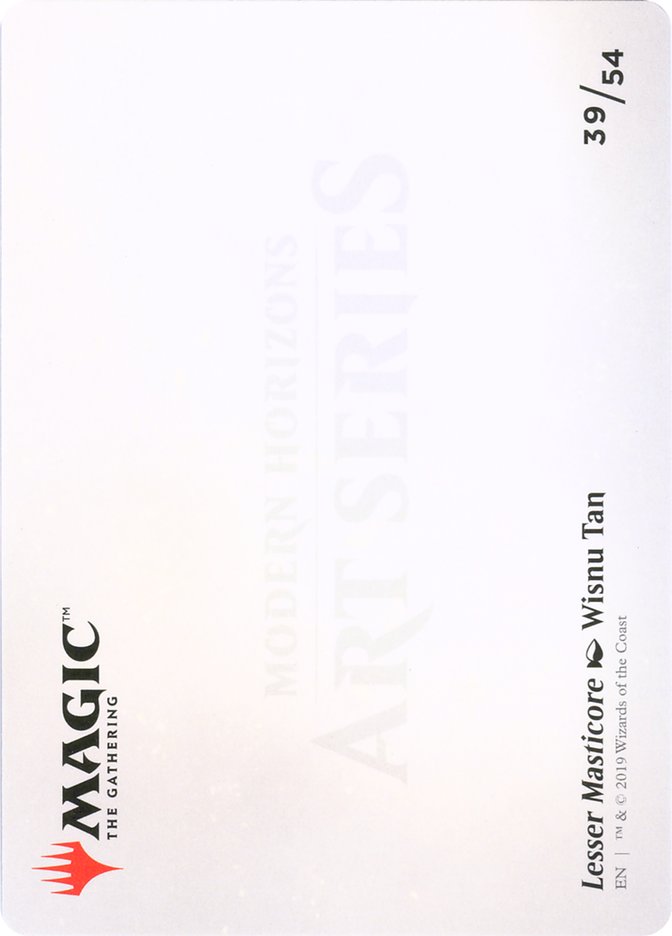 Lesser Masticore // Lesser Masticore [Modern Horizons Art Series] - The Mythic Store | 24h Order Processing