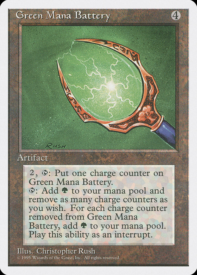 Green Mana Battery [Fourth Edition] - The Mythic Store | 24h Order Processing