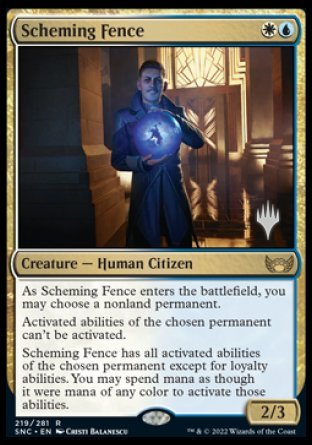 Scheming Fence (Promo Pack) [Streets of New Capenna Promos] - The Mythic Store | 24h Order Processing