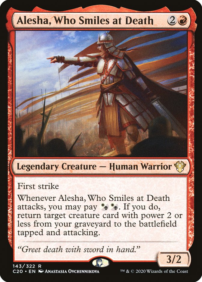 Alesha, Who Smiles at Death [Commander 2020] - The Mythic Store | 24h Order Processing