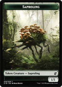 Saproling // Morph Double-Sided Token [Commander 2019 Tokens] - The Mythic Store | 24h Order Processing