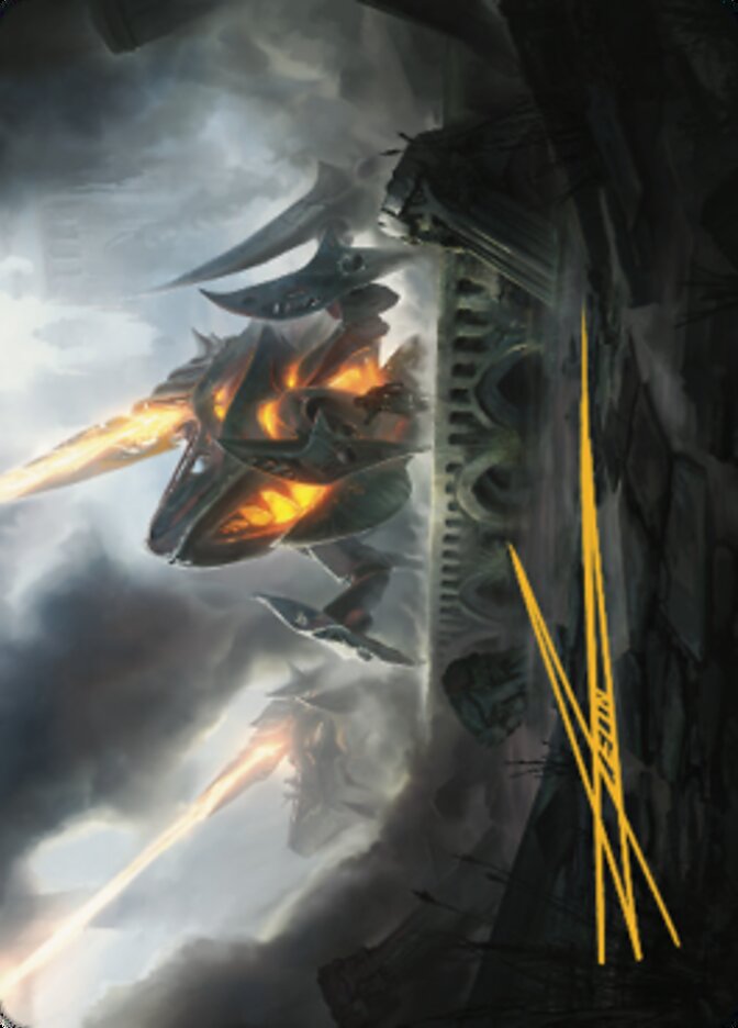 Skitterbeam Battalion Art Card (Gold-Stamped Signature) [The Brothers' War Art Series] - The Mythic Store | 24h Order Processing